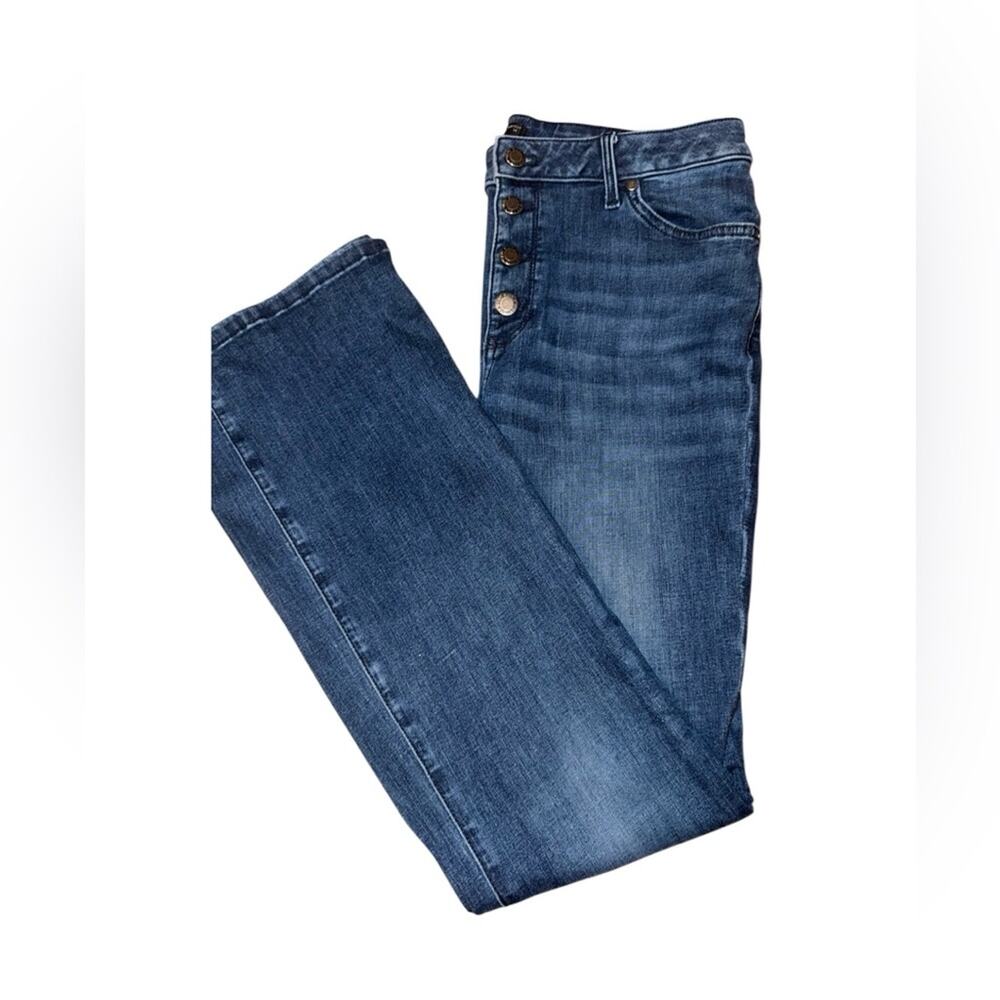 Vera Wang Flare Jeans 14 Elevated Minimalist Boho Retro Polished Casual Bootcut